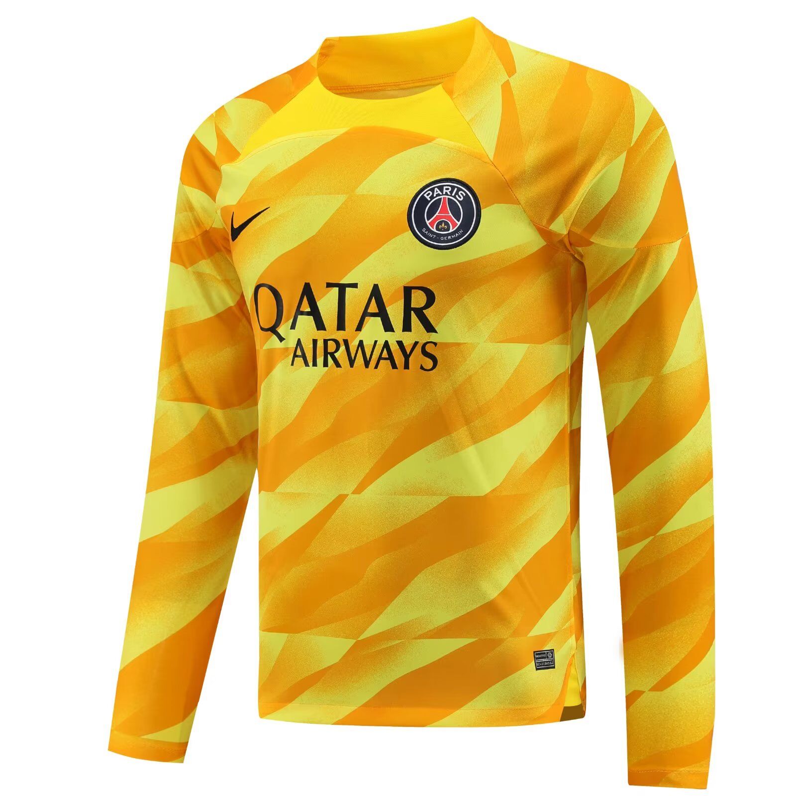 AAA Quality Paris St Germain 23/24 GK Yellow Long Soccer Jersey